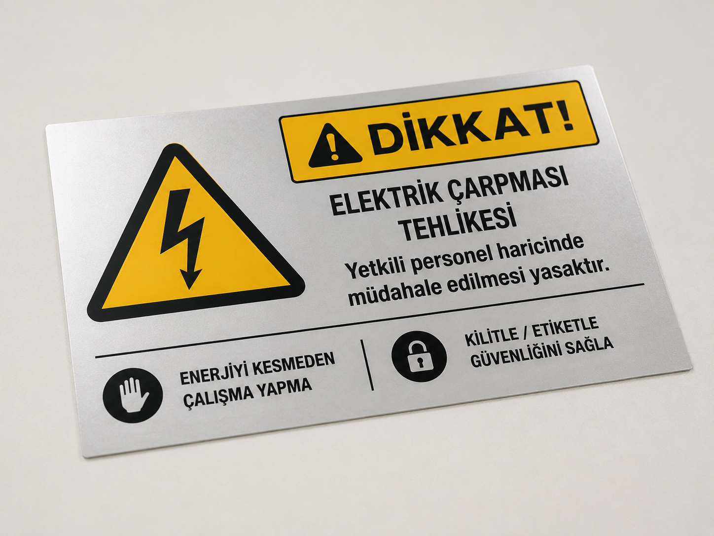 3M Bantlı Alüminyum Etiket